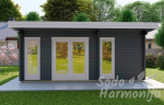 Sodo namelis su pastoge Minden 40mm