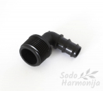 ID Alkūnė 16mm x &frac12;" i&scaron;orinis sriegis LDPE vamzdžiui