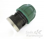 PP Sujungimas 50mm vamzdžiui ir 2&rdquo; vidinis sriegis