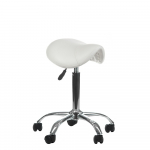 Meistro kėdė balno tipo, BD-9909, balta