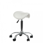 Meistro kėdė balno tipo, BD-9909, balta