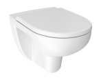 Pakabinamas WC Lyra Plus, be dangčio, rimless, baltas H8213840000001