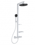 thermostatic shower system Ceratherm ALU+ silver BD583SI