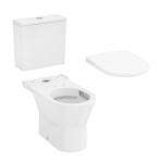 Hansgrohe WC komplektas&bdquo;EluPura Original S&ldquo; su QR/SC dangčiu, horizontaliu i&scaron;bėgimu, apatiniu vanden KK ELUPURA S