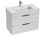 Cube 2 stalčių spintelė su praustuvu 790x422x622 mm, balta H4537621763001