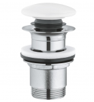 washbasin push-open waste with white ceramic cover 118229SH00