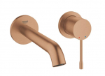 two-hole basin mixer Essence New, brushed warm sunset 29192DL1