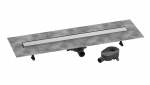 du&scaron;as kanāls RainDrain Go, 900 mm, flīzējams, brushed stainless steel 56274800