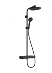 shower system with thermostat Activera S 240 1jet EcoSmart ShowerTablet Select 360 Varia, matt blac 28638670