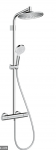 Crometta S 240 1jet/Crometta Vario du&scaron;o sistema su termostatu, chromas + JBL dovana 26781000