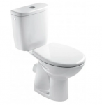 WC with cover Euroline, horizontal outlet, water inlet from bottom, white H8677960007881