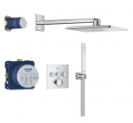 du&scaron;as termostata sistēma Precision SmartControl Vitalio SmartActive 310 Cube, 3 režīmi, hroms 34875000