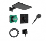 concealed shower system with thermostat Raindance  Alive Q 210/340 1jet, matt black 24620670