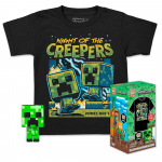 Funko Pocket Pop!  Tee Minecraft Blue Creeper - for Children (XL)