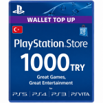 PlayStation Network Card PSN PlayStation Store 1000 TRY Turkey