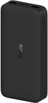 Xiaomi Power Bank Redmi 20000 mAh 18W Fast Charger Black