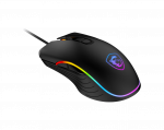 MSI FORGE GM300 Gaming Mouse, optinė, laidinė, 7200 DPI, USB 2.0, Black