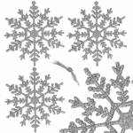 Kalėdinės puo&scaron;menos Springos 12 cm, 3 vnt.