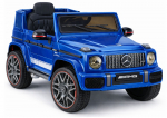 Vaiki&scaron;kas elektrinis automobilis Mercedes AMG G 63 mėlynas
