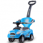 Stumdomas automobilis mėlynas