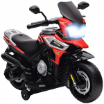 Elektrinis motociklas raudonas