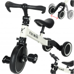 Trike Fix Mini krosinis triratukas 3in1 su pedalais baltas