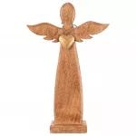 Medinė figūrėlė angelas 42 cm