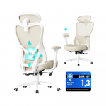 Ergonominė biuro kėdė su reguliuojama atrama