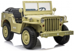 Elektromobilis vaikams Jeep JH101, chaki