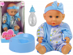 Lėlė Blue Baby Doll su puoduku, 24 cm