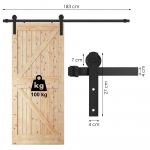 Stumdomų durų sistema Springos, 183 cm, iki 100 kg