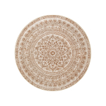 Apvalus kilimas 120 cm boho stilius
