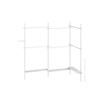 Kabykla 3 lygių reguliuojama 33,5x240-353x208-310 cm