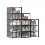 Batų dėžutės 12 vnt. rinkinys, 33,2x23x14,5 cm, PP plastikas