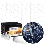 Kalėdinės lemputės Springos 500 LED, 20 m, &scaron;altai baltos, lauko ir vidaus naudojimui