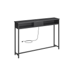 Konsolinis staliukas su elektros lizdais 25x120x81 cm