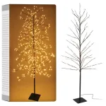 &Scaron;viečiantis medis 180 cm su LED lemputėmis