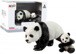 Figūrėlių rinkinys LeanToys panda su jaunikliu