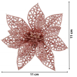Kalėdinė puo&scaron;mena Springos Poinsettia 11x11 cm