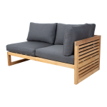 Modulinė sofa, 2 vietų, su kairiuoju porankiu, 164 &times; 84 &times; 66,5 cm