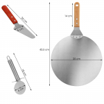 Picų kepimo rinkinys Springos KI0061 30 cm