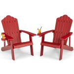 Adirondack kėdė raudona 2 vnt.