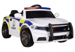 Elektrinis policijos automobilis vaikams su nuotoliniu valdymu ir 2x20W varikliais