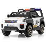Elektrinis policijos automobilis 12V baltas