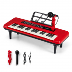 Pianinas 37 klavi&scaron;ai raudonas