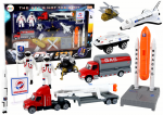 Kosminės stoties rinkinys Space Truck Rocket Lean Toys, 15 d.