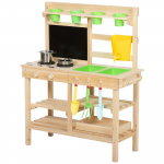 Lauko smėlio virtuvėlė 77x32x95 cm