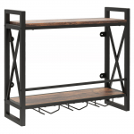 Sieninis vyno laikiklis Rustic Brown