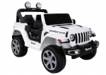 Vienvietis vaiki&scaron;kas elektromobilis 4x4 LeanToys FT-938, baltas