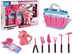 Vaiki&scaron;kas sodo rinkinys Gardening Tools, rožinis